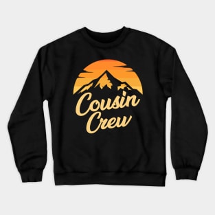 Cousin Crew Outdoor Camping And Hiking Mountain Crewneck Sweatshirt